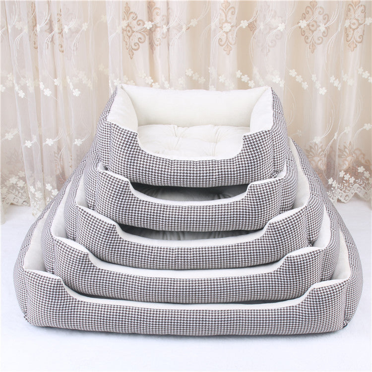 HKM-8638525 Cotton and Hemp Pet Kennel for Cats and Dogs - Available in Multiple Sizes