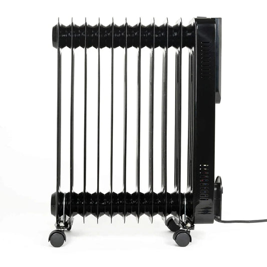 HKM-863891 Electric Oil Filled Radiator Heater with WiFi Control, Adjustable Thermostat, and LED Display – 1500W