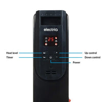 HKM-863891 Electric Oil Filled Radiator Heater with WiFi Control, Adjustable Thermostat, and LED Display – 1500W