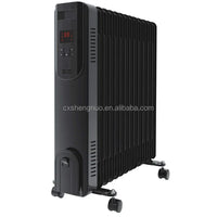 HKM-863891 Electric Oil Filled Radiator Heater with WiFi Control, Adjustable Thermostat, and LED Display – 1500W