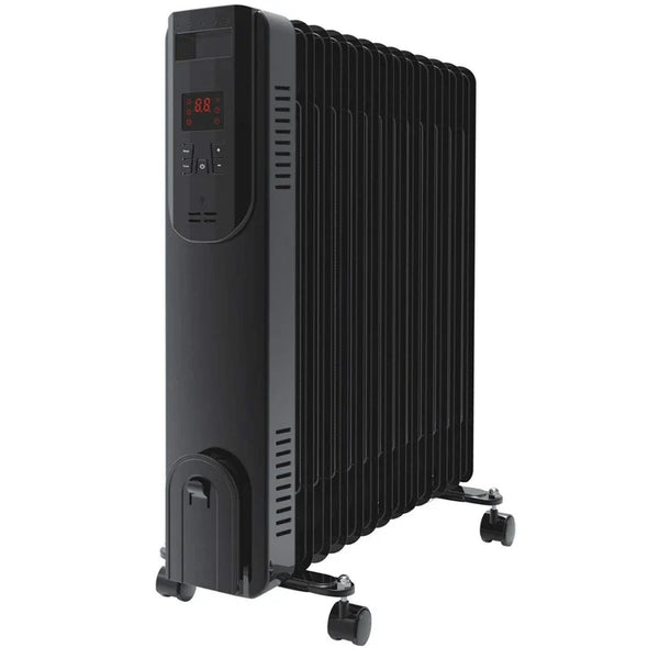 HKM-863891 Electric Oil Filled Radiator Heater with WiFi Control, Adjustable Thermostat, and LED Display – 1500W