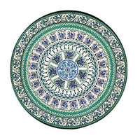 HKM-863955 Round Beach Towel in Blue and Red Chiffon Material