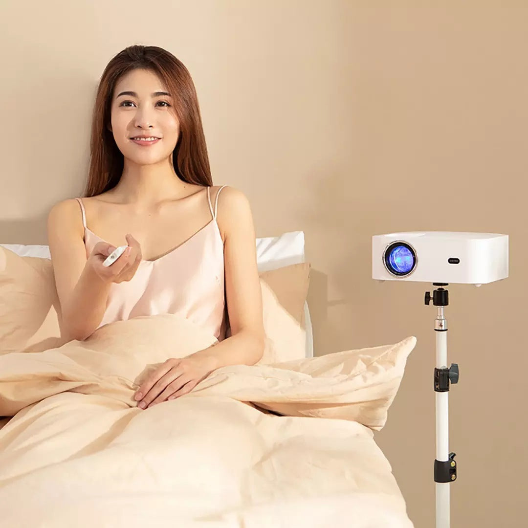HKM-863955 Ultra-High-Definition 4K Portable Projector with Mobile Connectivity - 5000 Lumens, 1920x1080 Resolution, 40-120 Inch Projection Size
