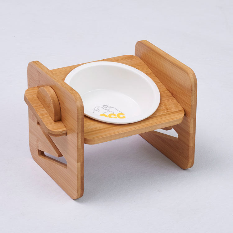 HKM-8640445 Bamboo Double Bowl Frame with Single and Double Options