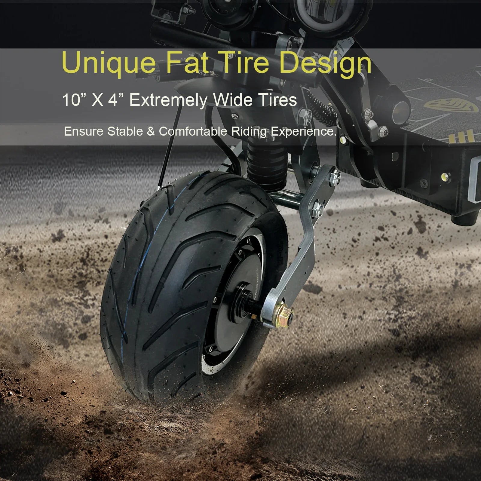 HKM-864147 Electric Adult Scooter - 6000W Dual Motor, 58MPH Max Speed, 90-100km Range, Foldable, Off-Road Capable
