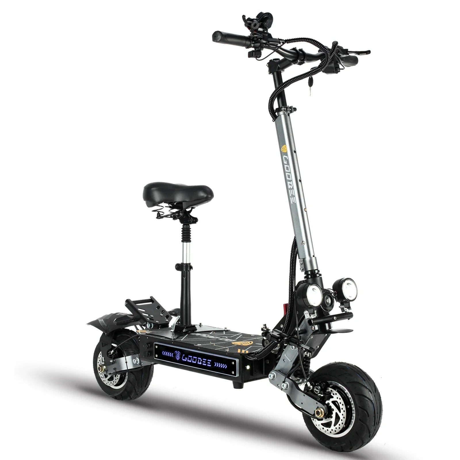 HKM-864147 Electric Adult Scooter - 6000W Dual Motor, 58MPH Max Speed, 90-100km Range, Foldable, Off-Road Capable