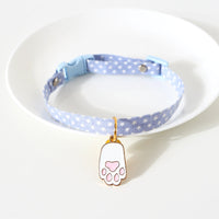 HKM-8642237 Avocado-Themed Safety Necklace for Pets - Adjustable Cotton Polyester Collar with Alloy Pendant