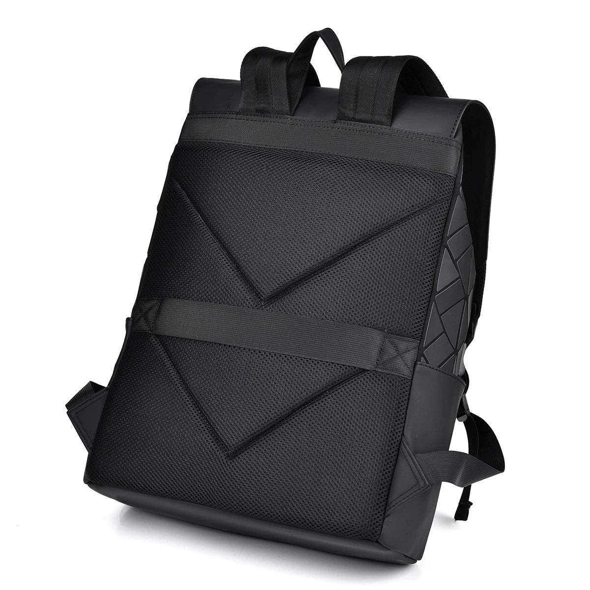 HKM-864339 Casual Clamshell Laptop Backpack with High Capacity, Waterproof Design and Breathable Shoulder Straps for Outdoor Use