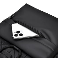 HKM-864339 Casual Clamshell Laptop Backpack with High Capacity, Waterproof Design and Breathable Shoulder Straps for Outdoor Use