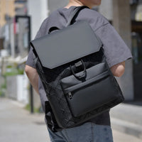 HKM-864339 Casual Clamshell Laptop Backpack with High Capacity, Waterproof Design and Breathable Shoulder Straps for Outdoor Use