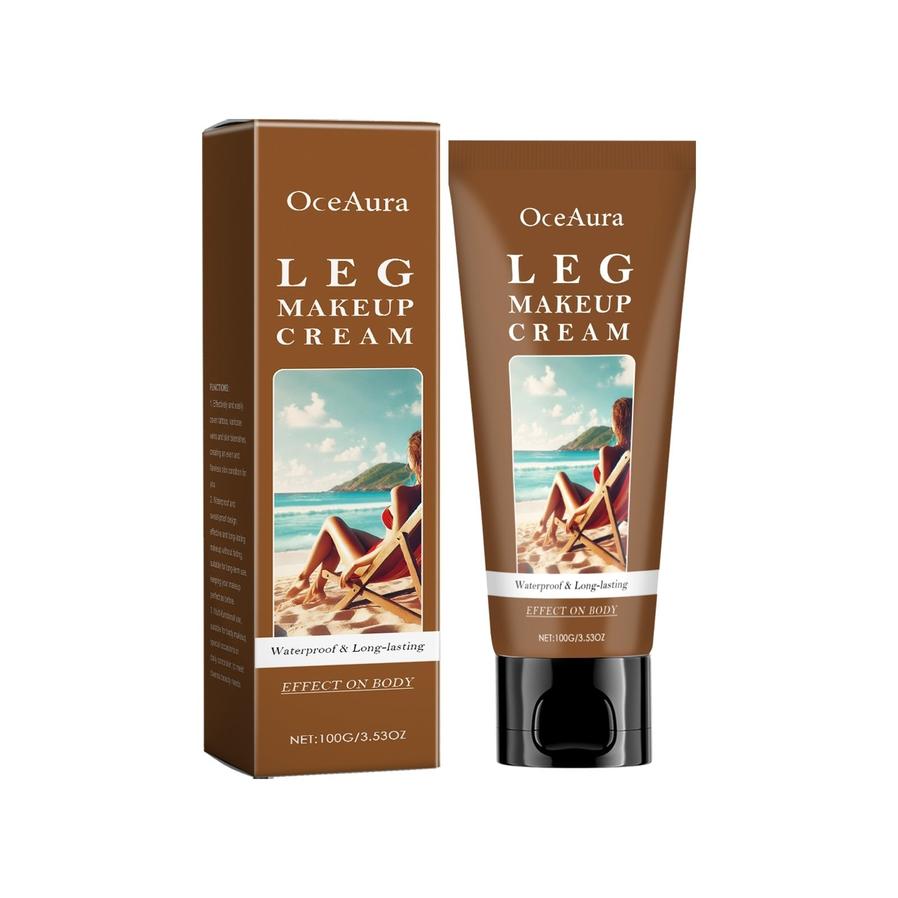 HKM-864339 Waterproof Body Makeup Cream for Legs – Matte Finish, Conceals Tattoos and Varicose Veins, 100 ml