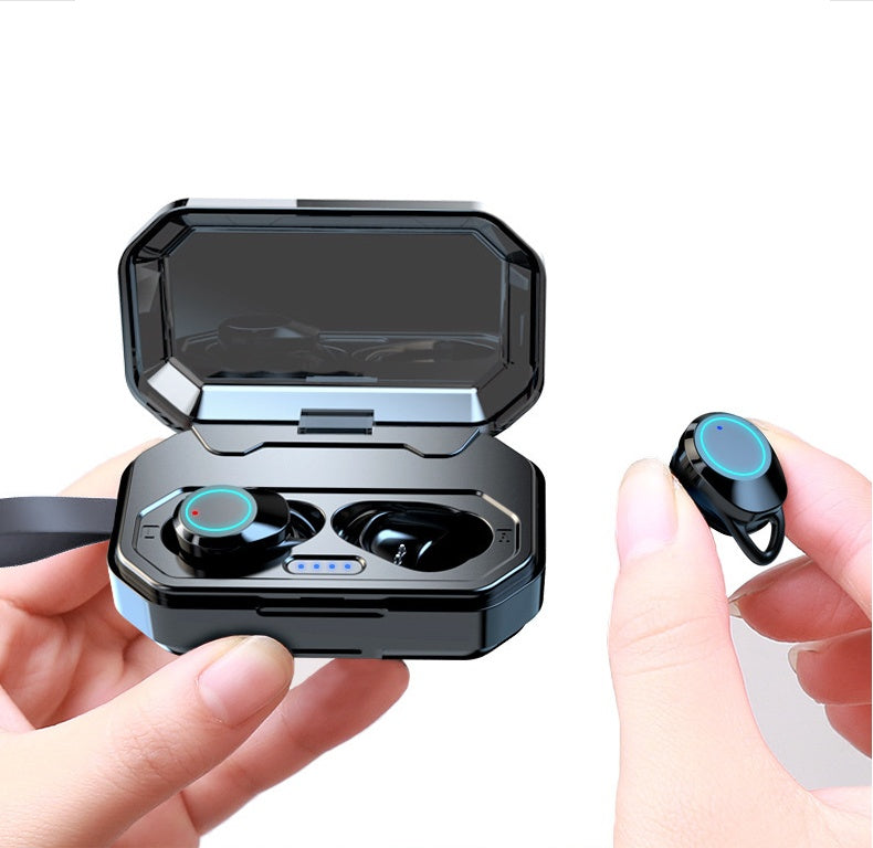 HKM-864339 Wireless Bluetooth 5.0 Headphones with Waterproof Ear Hooks for Fitness and Outdoor Activities