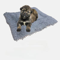 HKM-8643517 Self-Heating Plush Pet Blanket - Double Layer Washable Sleeping Pad for Dogs & Cats