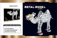 HKM-864403 180-Piece Metal Block Truck Toy - 7-in-1 Educational Puzzles for Creative Learning