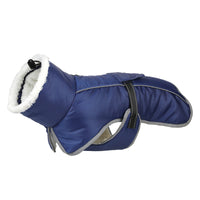HKM-8644669 Warm Cotton Puppy Clothes for Large Dogs - Available in Red, Pink, Navy Blue, Army Green, and Purple, Sizes S to 3XL