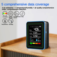 HKM-864467 Indoor Air Quality Monitor CO2 Meter with Temperature and Humidity Detection