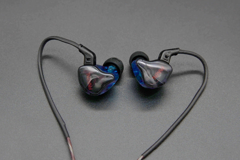 HKM-864595 In-Ear HiFi Headphones with Ring Iron Subwoofer, 20-40K Hz Frequency Response, 106 dB Sensitivity, 1.2m OFC Cable