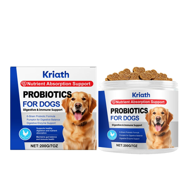 HKM-8646077 Probiotic Chews for Dogs with Pumpkin and Papaya Extracts for Digestive Health