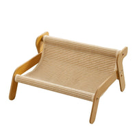 HKM-8646205 Recliner Cat Scratch Board with Replacement Mat - Scratch-Resistant Linen Style