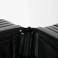 HKM-864659 Soft Shell Carry-On Suitcase with Open Top and Laptop Compartment for Travelling