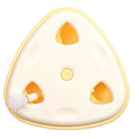 HKM-8646845 Automatic Induction Cat Teaser Toy - Cream Cheese Color, ABS Material