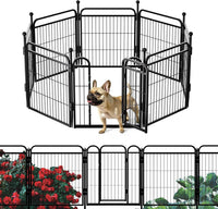 HKM-8647613 Foldable Indoor & Outdoor Dog Playpen with Gravity Lock for Small & Medium Pets