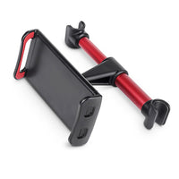 HKM-864979 Universal Space Aluminum Alloy Car Headrest Phone Navigation Holder with Strong Magnet