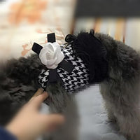HKM-8651581 Pet Bird Traction Suit with Grid Pattern - Multi-Size Polyester Check Vest