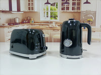 HKM-865171 Stainless Steel Retro 2-Slice Toaster with 6 Browning Settings and Electroplating Base