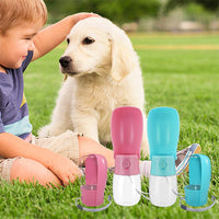 HKM-8651837 Foldable Portable Pet Water Bottle ¨C 280ML Capacity, Convenient Travel Design