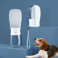 HKM-8651837 Foldable Portable Pet Water Bottle ¨C 280ML Capacity, Convenient Travel Design
