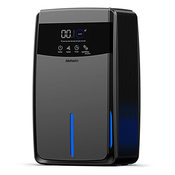 HKM-865299 95 oz Compact Home Dehumidifier with 7-Color Night Light for Bedroom and Bathroom