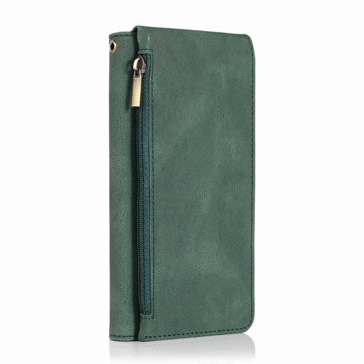 HKM-865299 Stylish Solid Color PU Leather Wallet Case for Mobile Phones