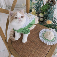 HKM-8653373 Lolita Style Dog and Cat Outfit with Matching Hat - Size Options Available