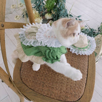 HKM-8653373 Lolita Style Dog and Cat Outfit with Matching Hat - Size Options Available