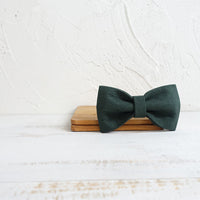 HKM-8653757 Dark Green Velvet Bow Knot Pet Collar for Dogs and Cats