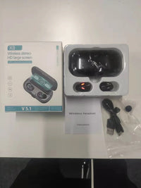 HKM-865427 X8 Touch Screen Wireless Earbuds with Stereo HIFI Sound for Gaming and Music