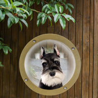 HKM-8655421 Acrylic Small Pet Fence with Window for Enhanced Interaction and Fun