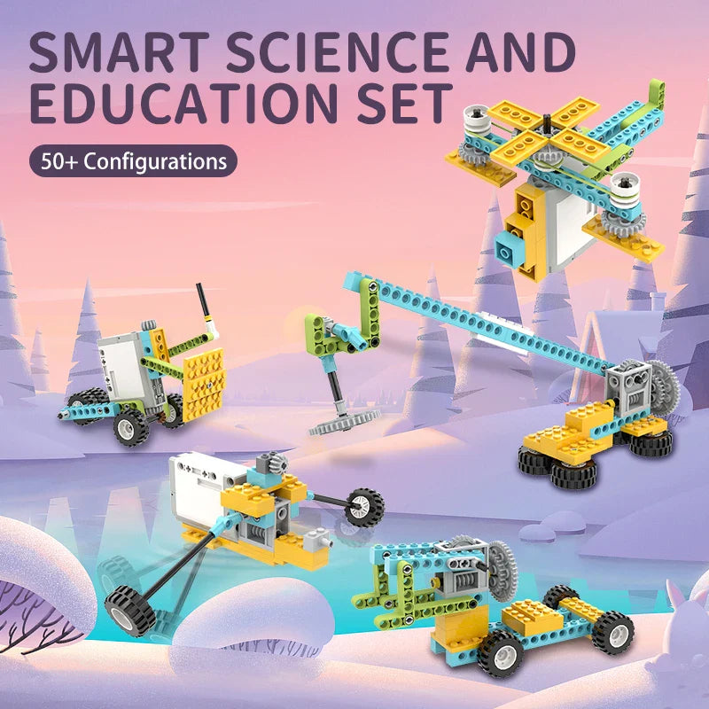 HKM-865555 Smart Robot Puzzle Building Set for Educational Play and Mechanical Learning