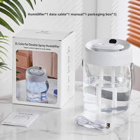 HKM-865619 Large Capacity Ultrasonic Humidifier with USB Power and Digital Display for Home and Office