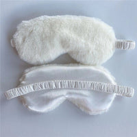 HKM-865747 Soft Imitation Rabbit Hair Plush Eye Mask for Comfortable Sleep and Relaxation