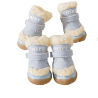 HKM-8658365 Durable Waterproof Winter Dog Boots with Anti-Slip Soles for Ultimate Paw Protection