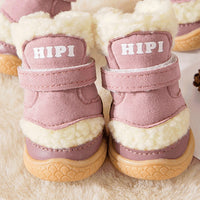 HKM-8658365 Durable Waterproof Winter Dog Boots with Anti-Slip Soles for Ultimate Paw Protection