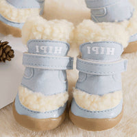 HKM-8658365 Durable Waterproof Winter Dog Boots with Anti-Slip Soles for Ultimate Paw Protection