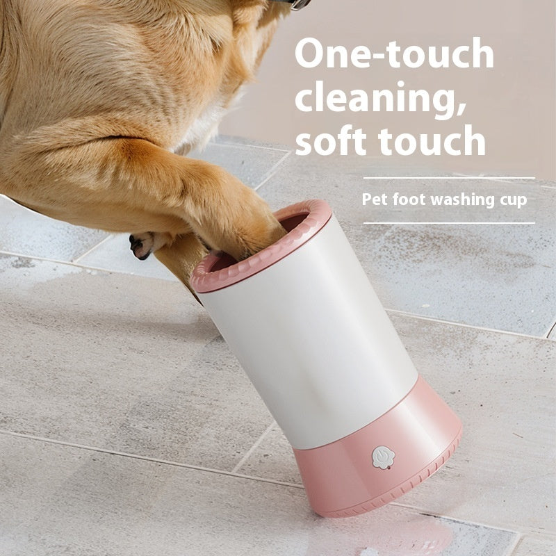 HKM-8659389 Electric Pet Foot Cleaning Machine for Dogs and Cats - Silicone and ABS Material, Available in Multiple Colors