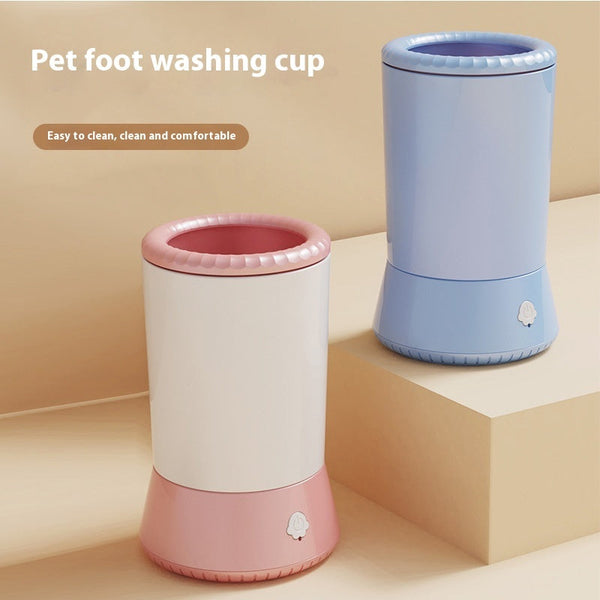 HKM-8659389 Electric Pet Foot Cleaning Machine for Dogs and Cats - Silicone and ABS Material, Available in Multiple Colors