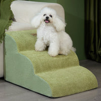 HKM-865939 Pet Dog Ramp with Anti-Slip Surface - Available in Brown and Green with Multiple Sizes
