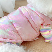 HKM-8659901 Bright Pink & White Waterproof Vest for Pets - XS to XL Sizes