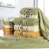HKM-866003 Bamboo Charcoal Fiber Bath Towel Set - Soft, Quick-Drying, Water-Absorbent, Lint-Free, No Fading, Safe and Comfortable
