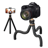 HKM-866131 One-Piece Desktop Tripod Phone Holder - Compatible with iPhone Models - Rose Gold, Local Gold, Blue